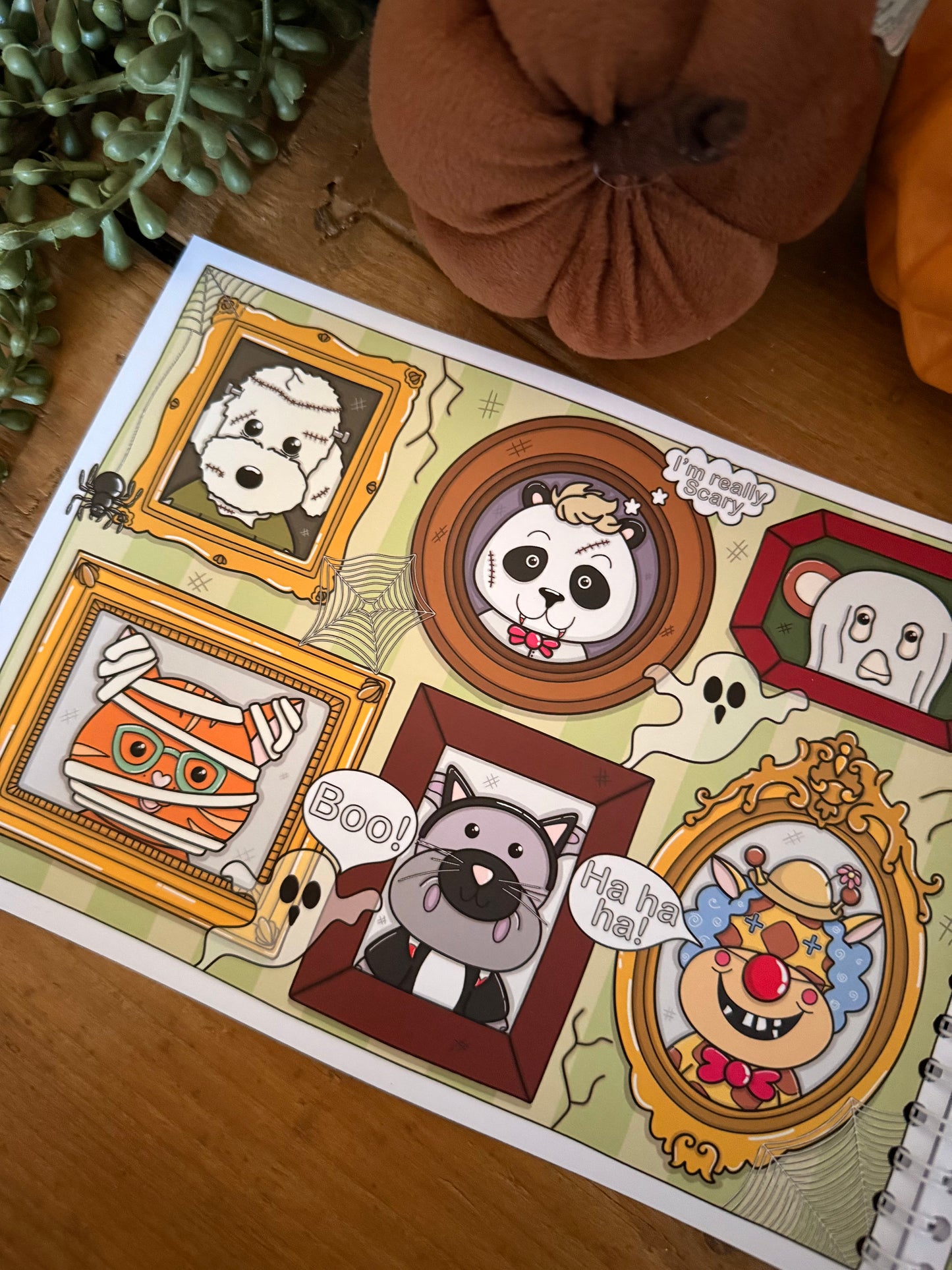 Happy Halloween A5 Colouring Book