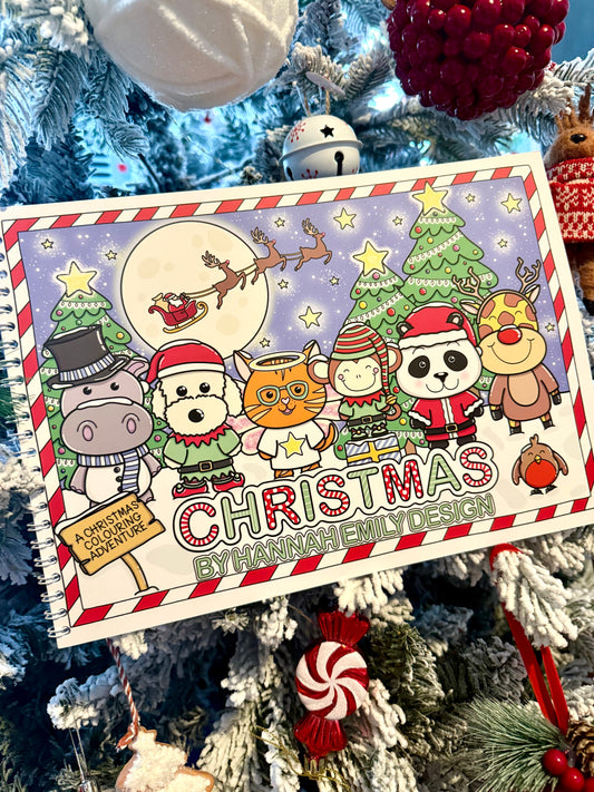 (Copy) Christmas colouring book