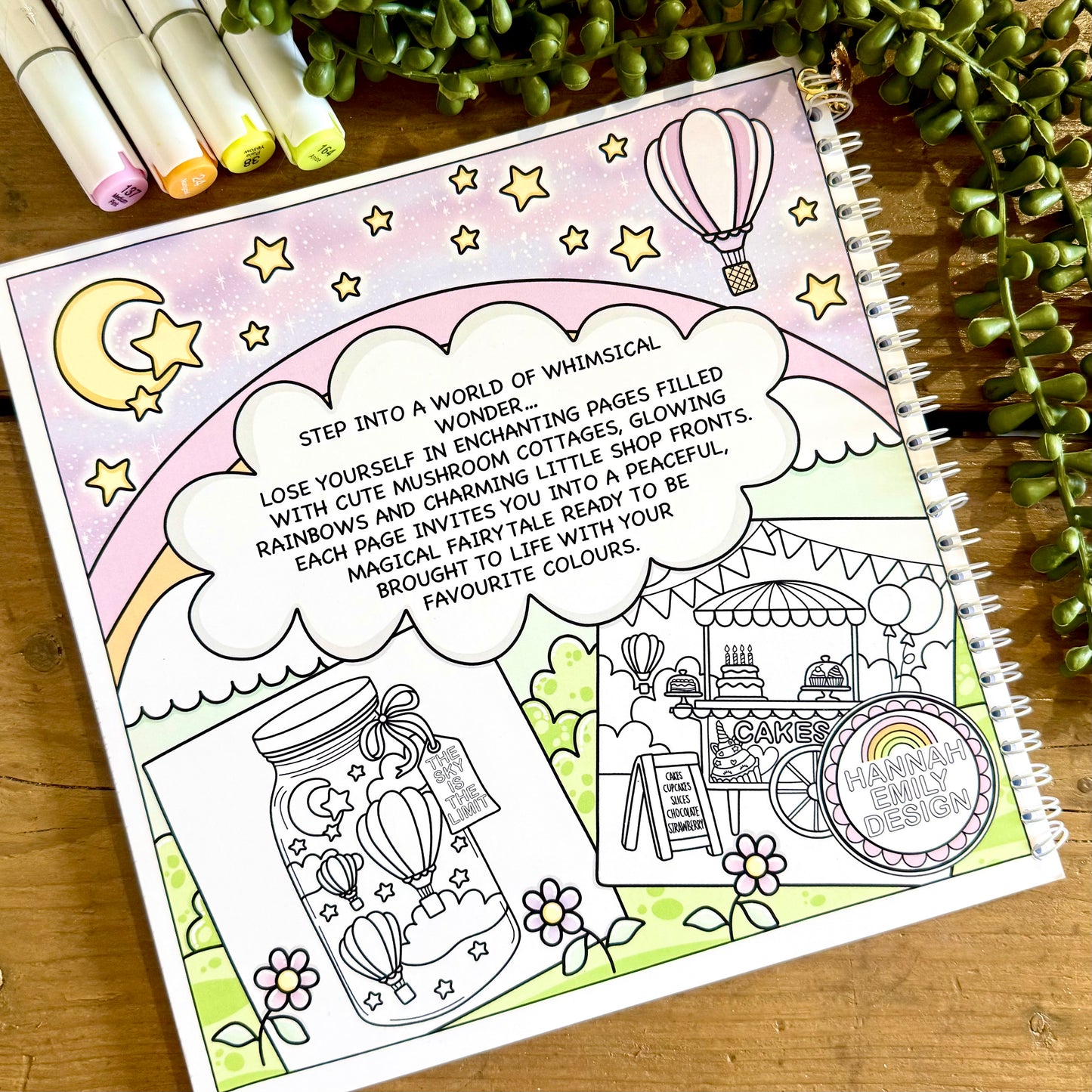 Dreamy Days Colouring Book