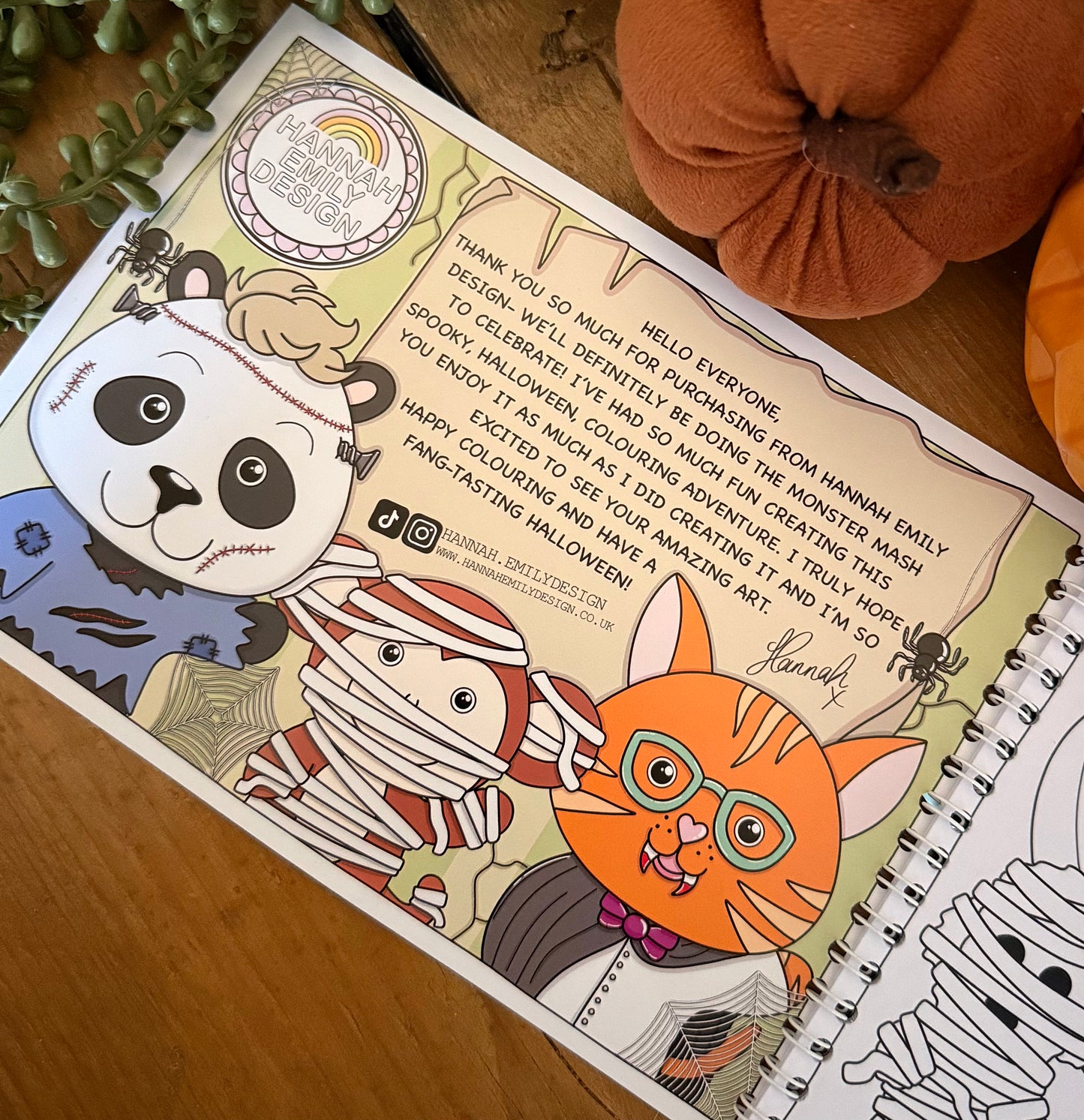 Happy Halloween A5 Colouring Book