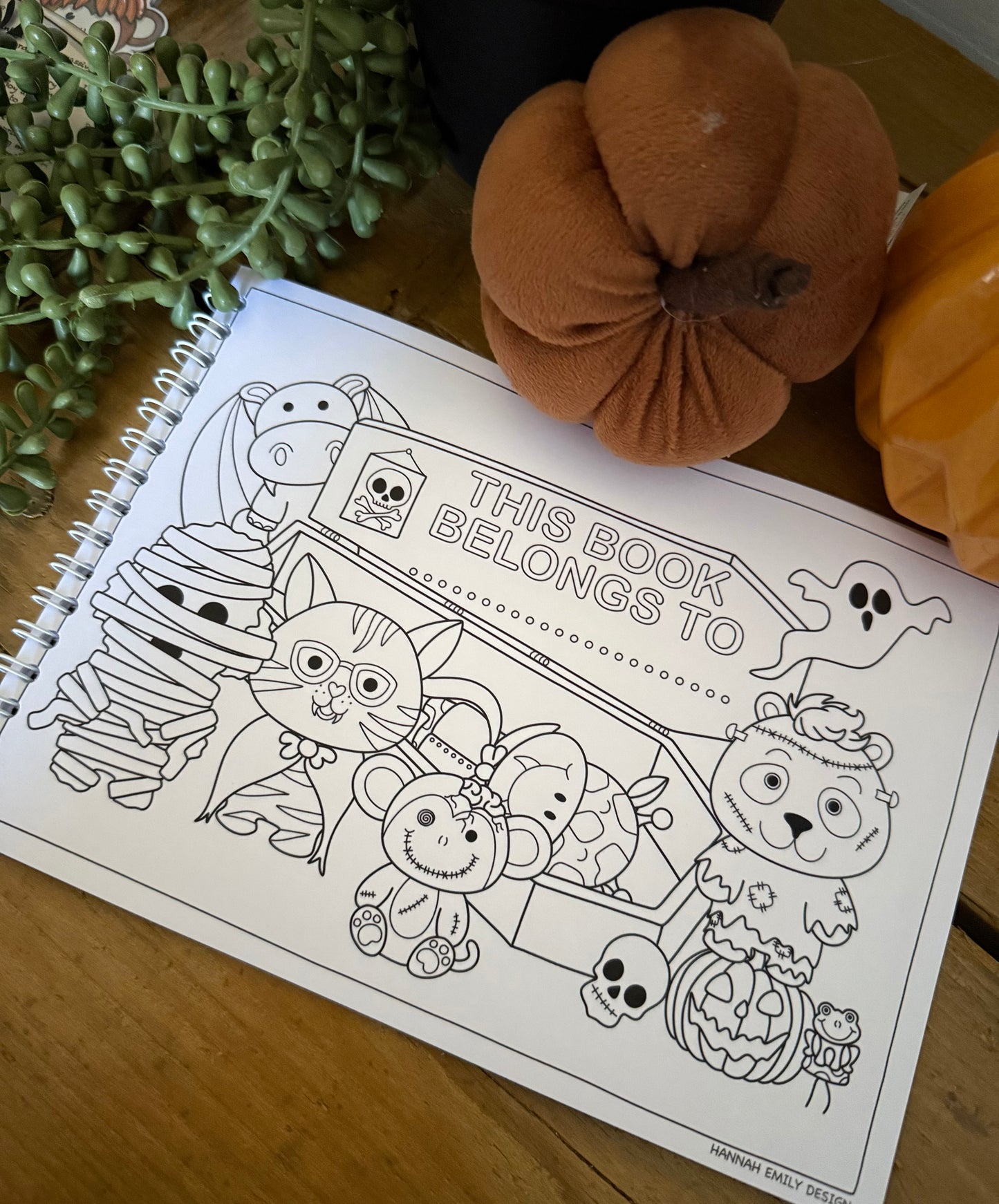 Happy Halloween A5 Colouring Book