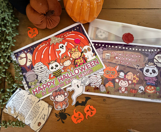 Happy Halloween A5 Colouring Book