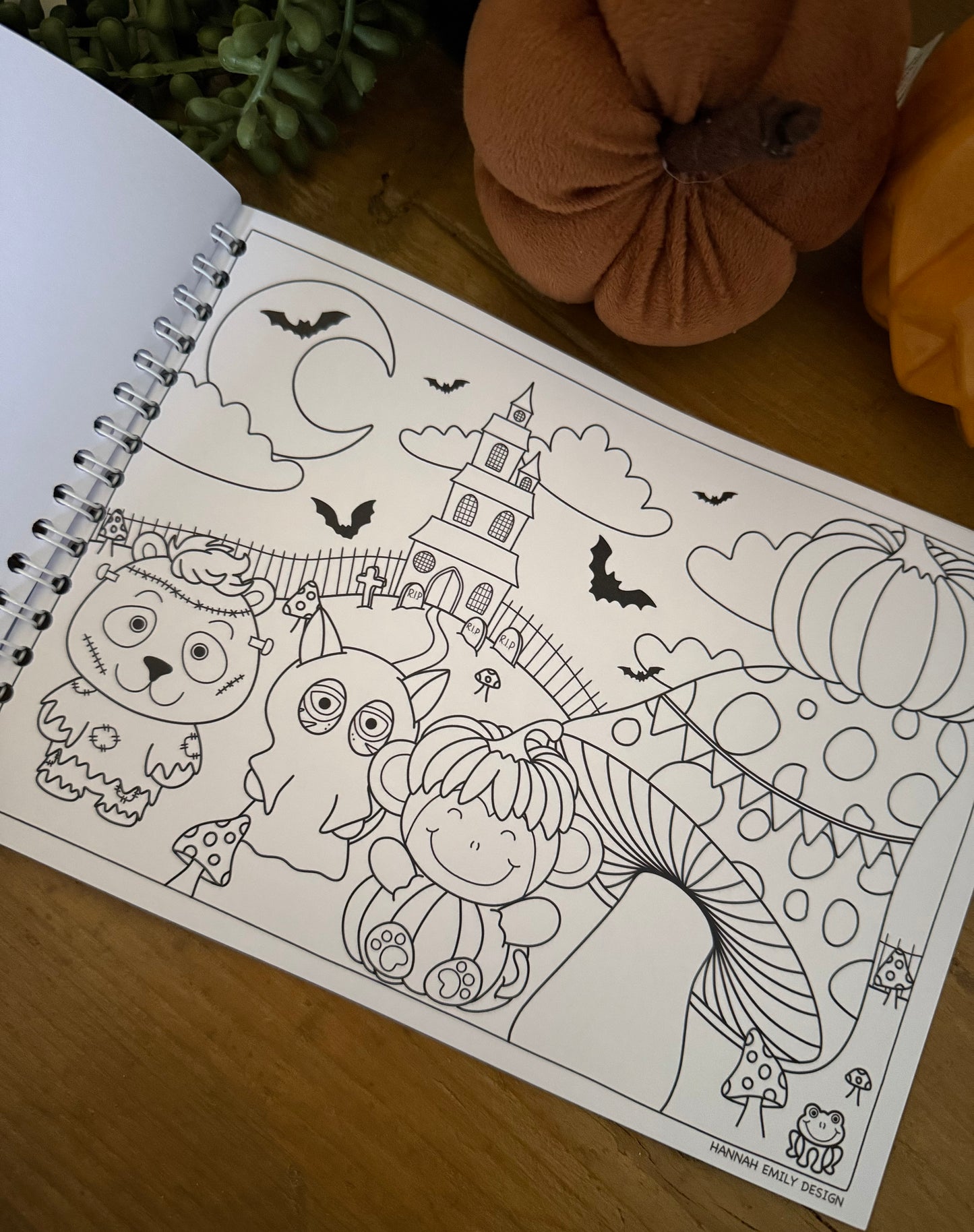 Happy Halloween A5 Colouring Book