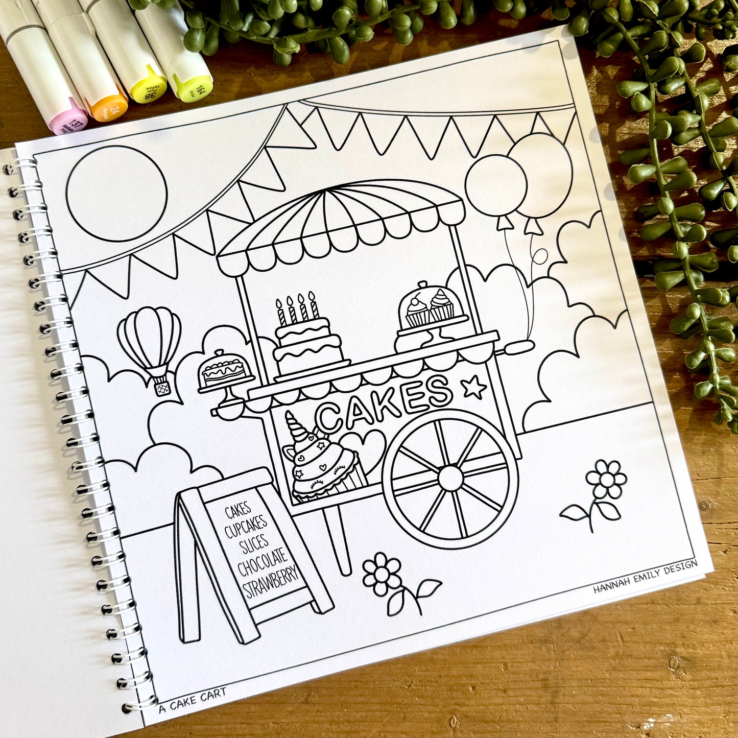 Dreamy Days Colouring Book