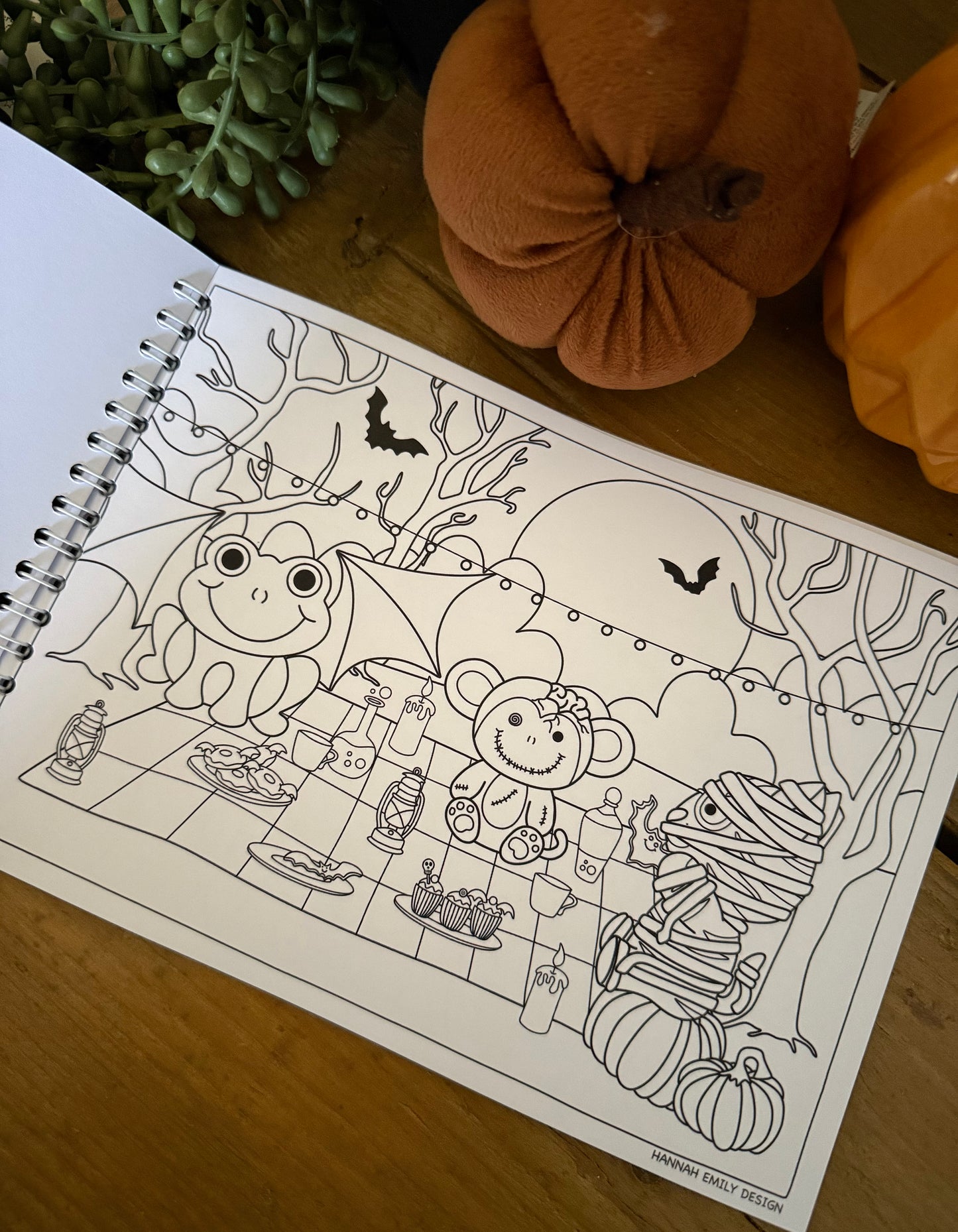 Happy Halloween A5 Colouring Book