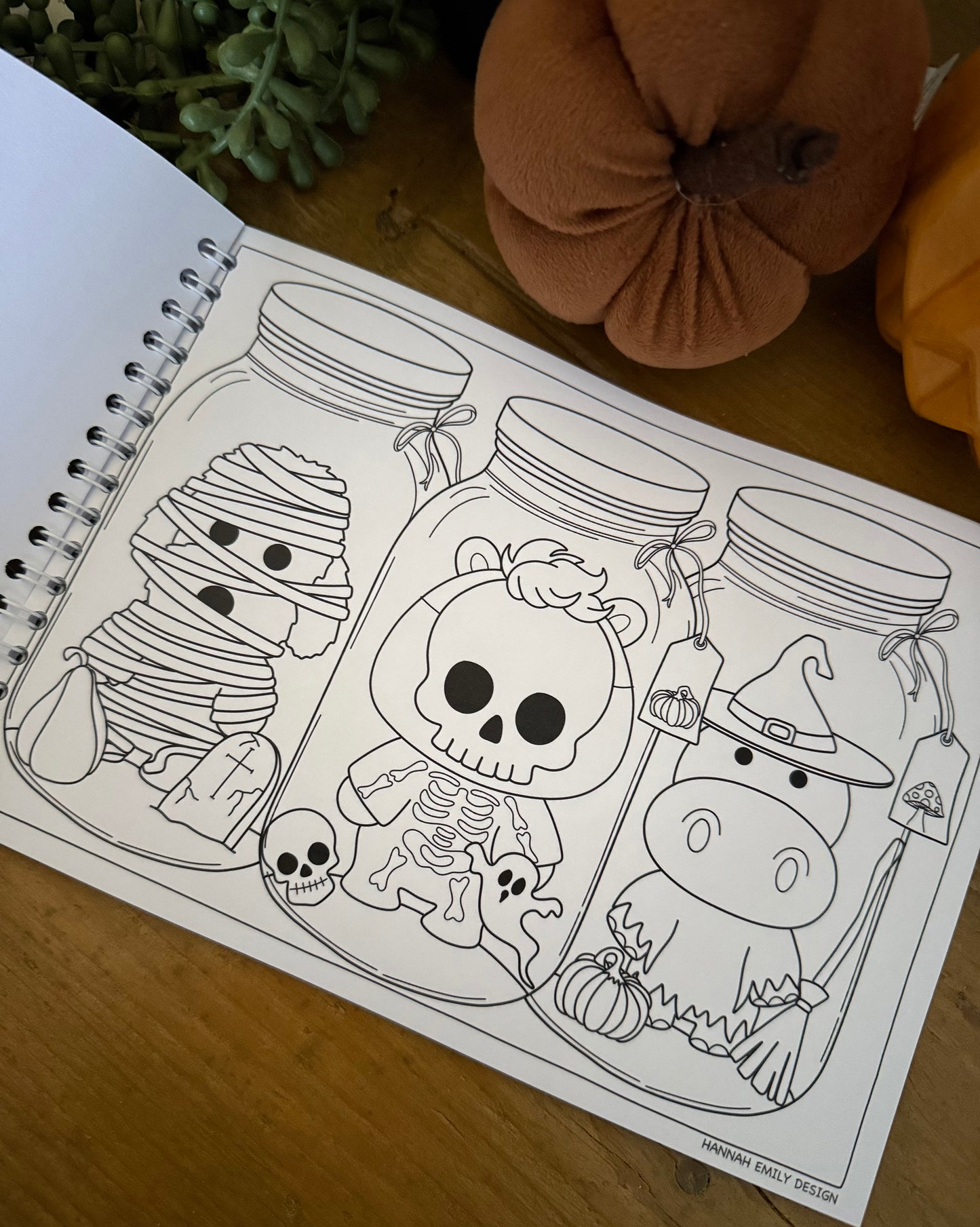 Happy Halloween A5 Colouring Book