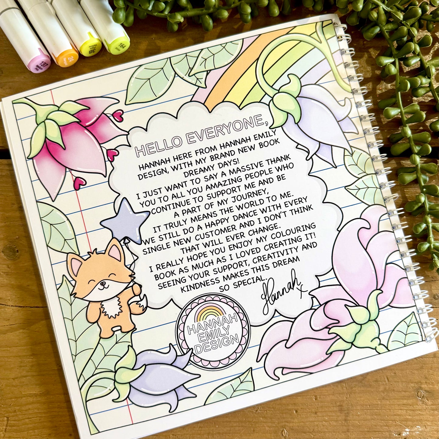 Dreamy Days Colouring Book