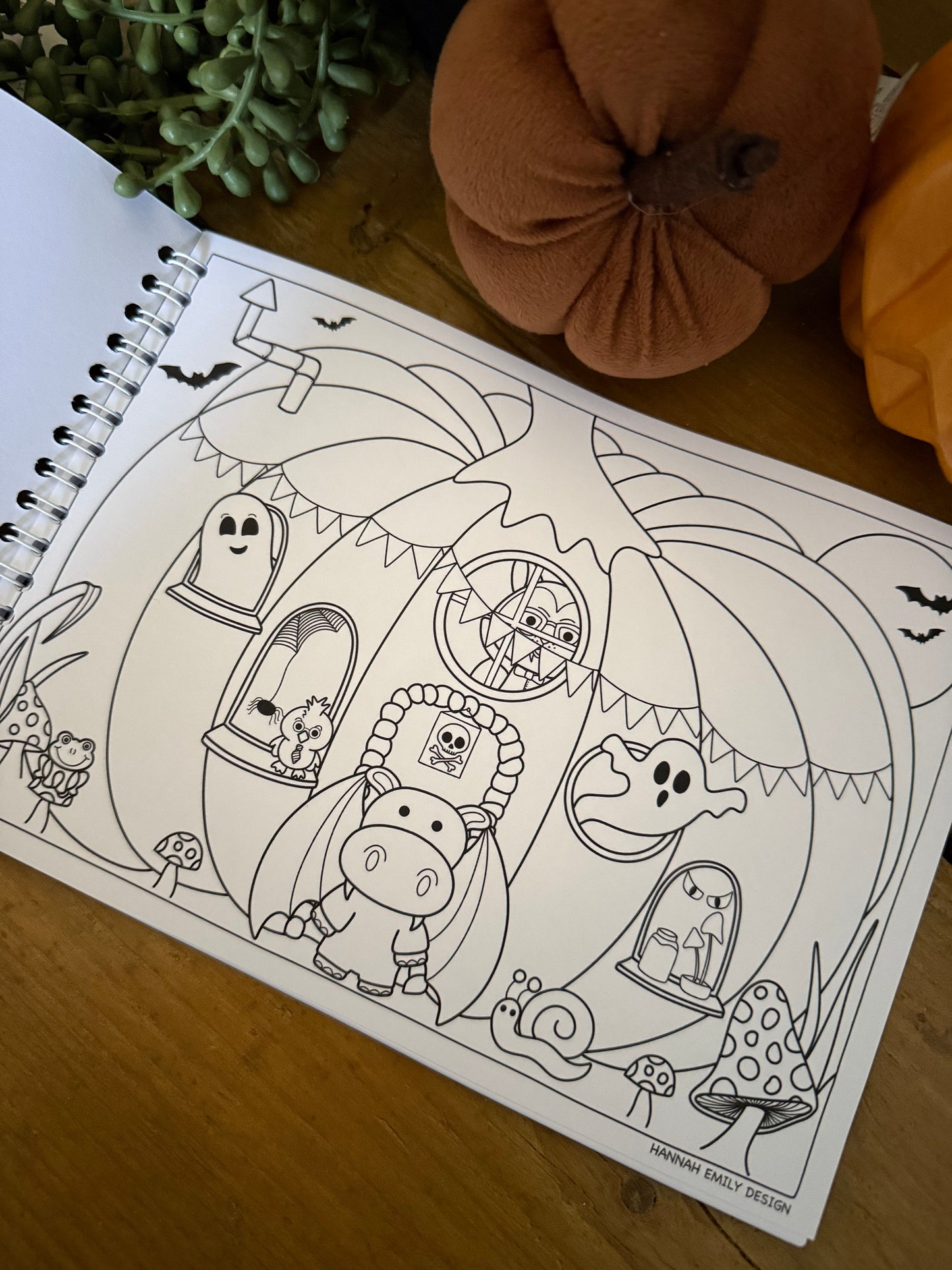 Happy Halloween A5 Colouring Book