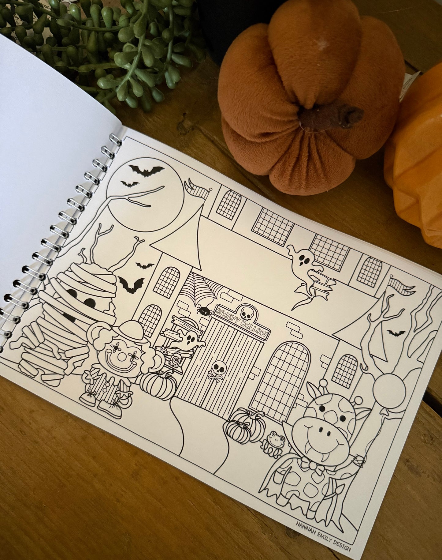 Happy Halloween A5 Colouring Book
