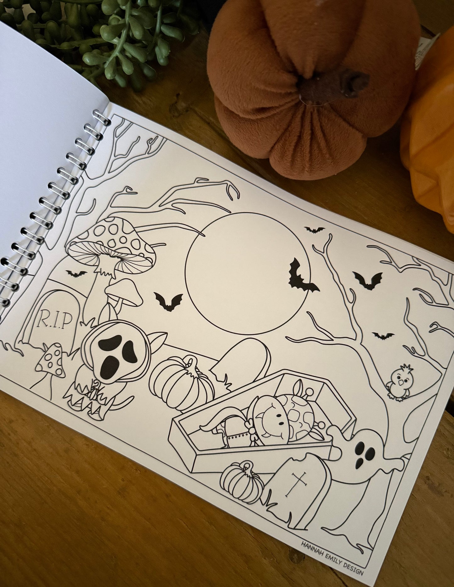 Happy Halloween A5 Colouring Book