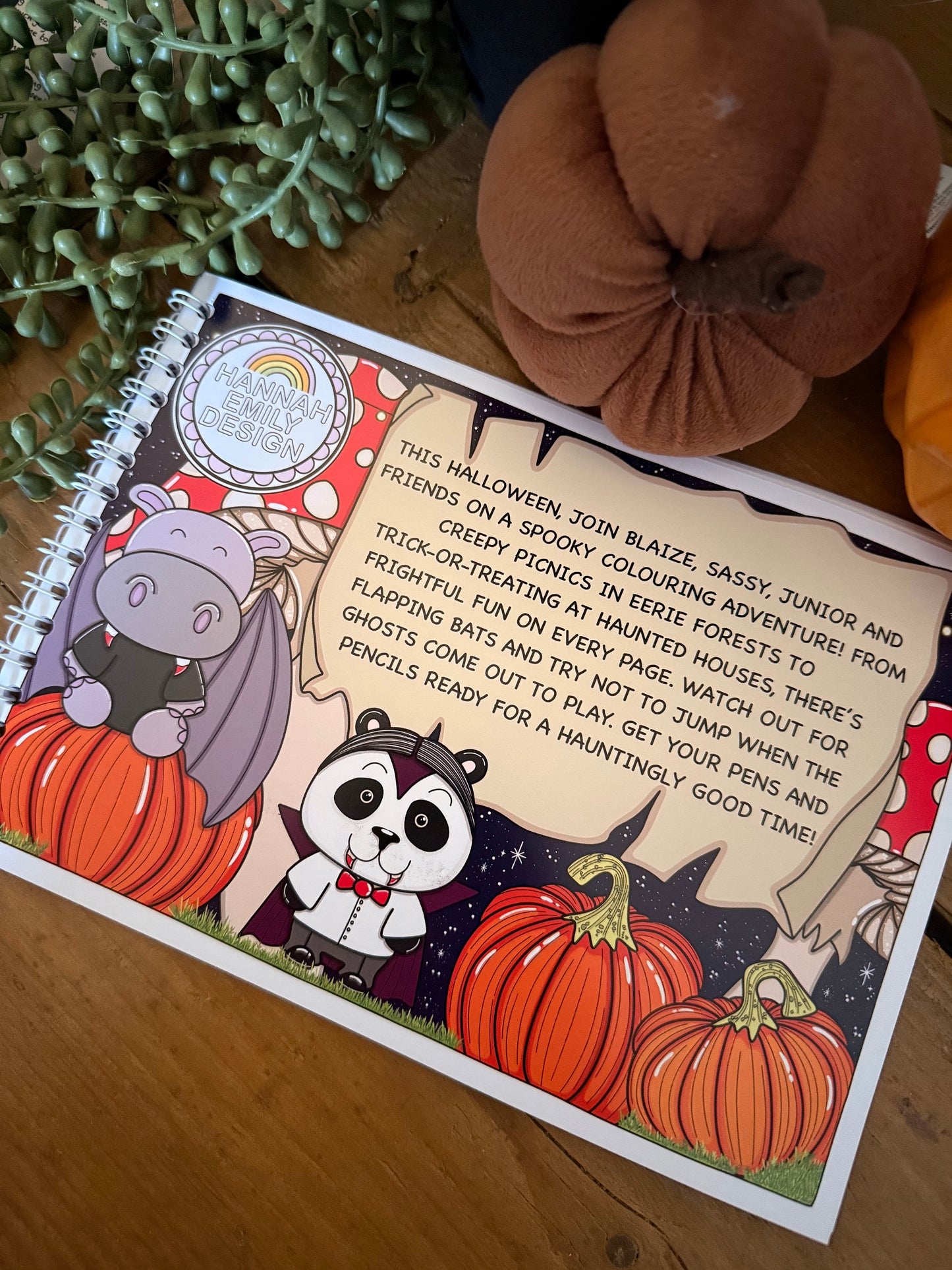 Happy Halloween A5 Colouring Book