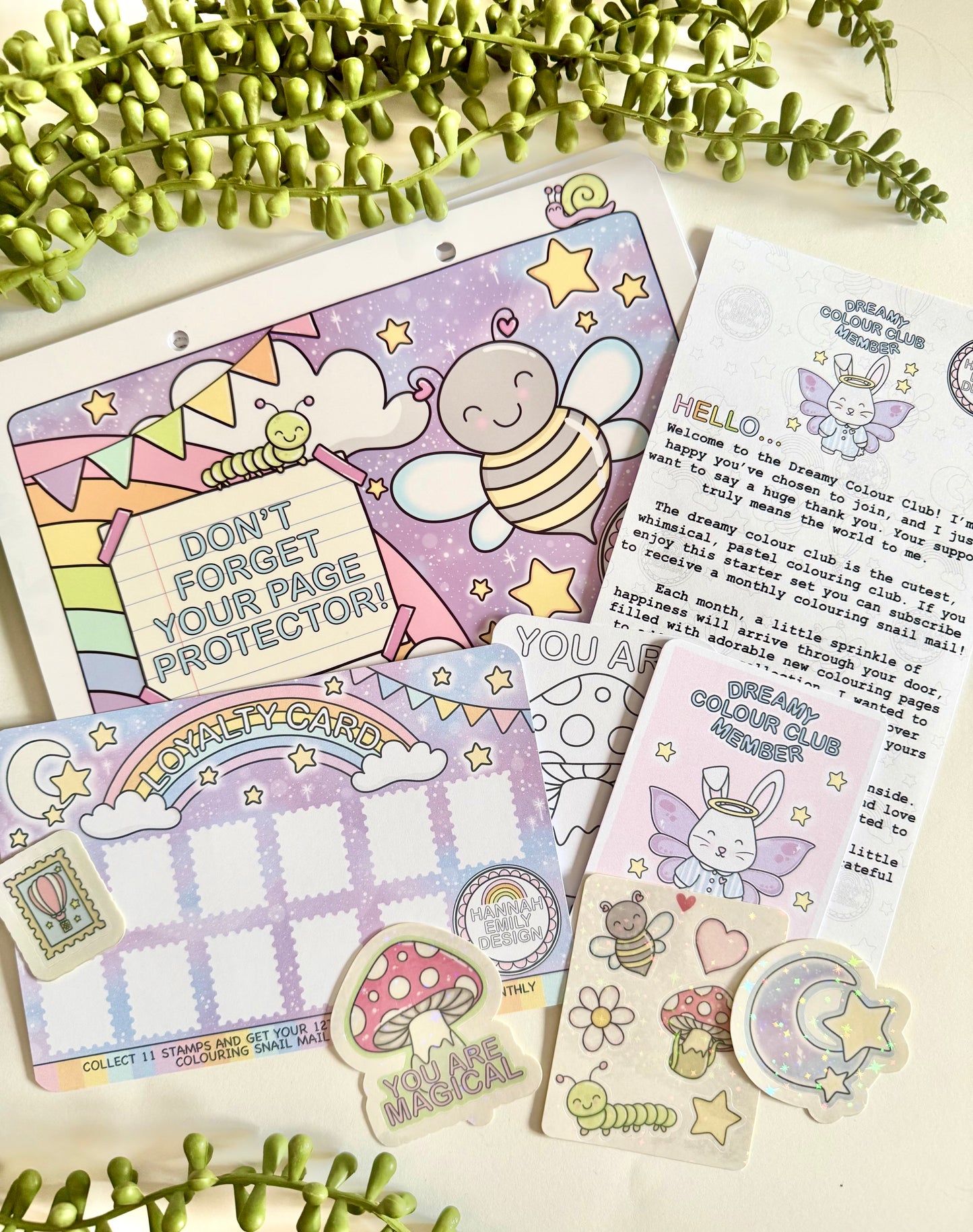 The Dreamy Colour Club monthly subscription