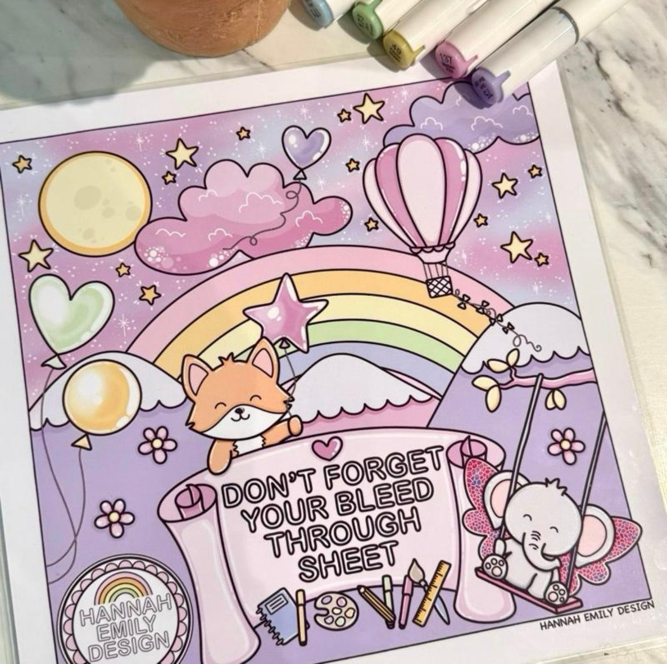 Two pack 8”x8” Page protectors