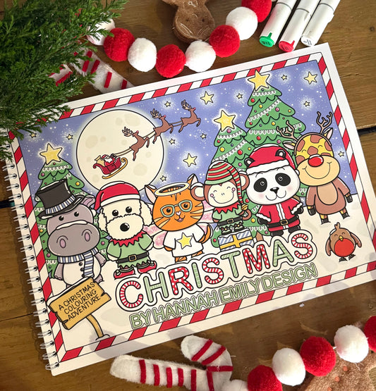 Christmas colouring book